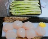 帆立のアスパラ串！バター醤油焼き作り方1写真