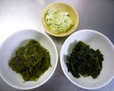 磯香るめかぶとわかめのお味噌汁作り方1写真