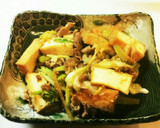 厚揚げと豚肉キャベツの味噌炒め作り方5写真
