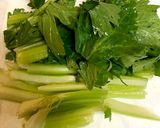 セロリの生ハム巻き作り方1写真