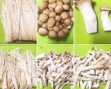 旨味たっぷり♡さば缶と茸のレンジ蒸し作り方1写真