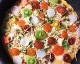 フライパンで！お花畑なオムライス♡作り方11写真