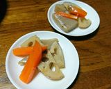 こんにゃくと蓮根の簡単な炒め煮作り方8写真