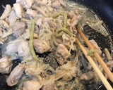 鶏とモヤシの塩麹炒め わさび和え作り方5写真