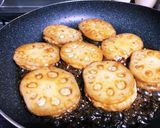 蓮根のはさみ照り焼き☆作り方7写真