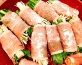 ♡春菊とえのきの肉巻き♡作り方2写真