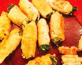 ♡春菊とえのきの肉巻き♡作り方4写真