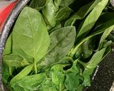 ほうれん草エッグ　トースト作り方1写真