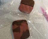 簡単♪苺とココアのマーブルクッキー♡作り方3写真