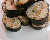 鮭西京漬けとわさび菜巻き作り方8写真