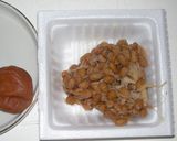 納豆にちょい足し（梅干編）作り方2写真