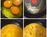 卵乗せるだけ♬♡簡単ケーキ風オムライス作り方5写真