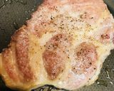 豚肩ロース肉ステーキ●にんにく生姜ソース作り方2写真