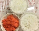 人参たっぷり♡トロトロチーズのオムライス作り方1写真