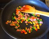 材料少なく簡単♡包まないオムライス作り方1写真