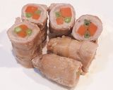 下味冷凍☆人参といんげんの豚肉巻き作り方5写真