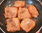 焼きチョコ+ココアフレンチトースト!作り方4写真