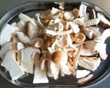 赤エビ入りきのこチャウダー鍋作り方4写真