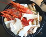 赤エビ入りきのこチャウダー鍋作り方8写真