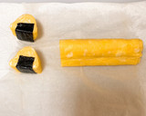 可愛い三角おにぎりの厚焼き玉子作り方4写真