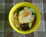 みそラーメンの残り汁でお鍋風作り方3写真