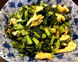 大根葉と油揚げの炒め物作り方3写真