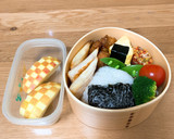 可愛い三角おにぎりの厚焼き玉子作り方6写真