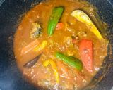 鯖とトマト缶でホットチリスープカレー作り方7写真