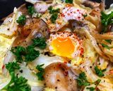 スキレットで変わりハムエッグ作り方6写真