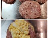 絶品！レンコン入り♡てりたまハンバーグ作り方5写真