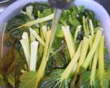 ご飯モリモリ☆ターサイと豚肉の油炒め作り方3写真