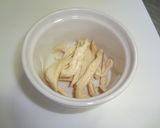 アスパラ菜と蒸し鶏の和え物作り方5写真