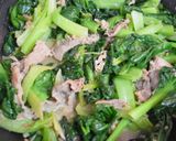 ご飯モリモリ☆ターサイと豚肉の油炒め作り方12写真