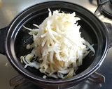 豚肉の山盛りタワーすき焼き作り方3写真