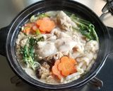 豚肉の山盛りタワーすき焼き作り方8写真
