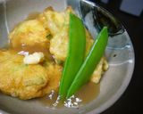ふわっと春味♪ たけのこ&絹さやの天ぷら作り方5写真
