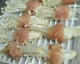 時短☆えのき＆ささ身巻き焼き作り方4写真