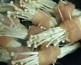 時短☆えのき＆ささ身巻き焼き作り方5写真