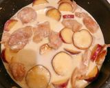 とろとろ♡さつまいもと鶏肉のクリーム煮作り方7写真