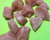 とろ〜りチーズのガーリックチキンバゲット作り方2写真
