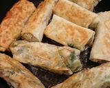 長ネギと鶏ミンチの春巻き作り方10写真