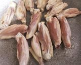 鶏肉と長ネギの麻辣ペッパー炒め作り方1写真