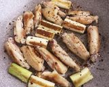 鶏肉と長ネギの麻辣ペッパー炒め作り方3写真