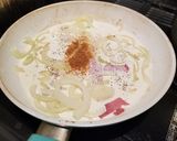 シンプルなカルボナーラ作り方3写真