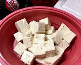 糖質オフ！アボカド納豆キムチ豆腐作り方1写真