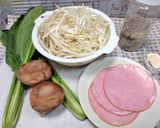 小松菜ともやしの中華炒め作り方1写真