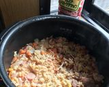 炊飯器でケチャップライス→オムライス作り方3写真