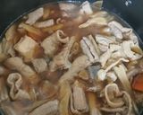 おしゃれな居酒屋で出てくるお通しのもつ煮作り方8写真