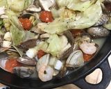 干物で野菜たっぷり味付簡単アクアパッツァ作り方11写真