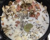 ベーコンと茸のチーズ牛乳煮・トリュフ風味作り方6写真